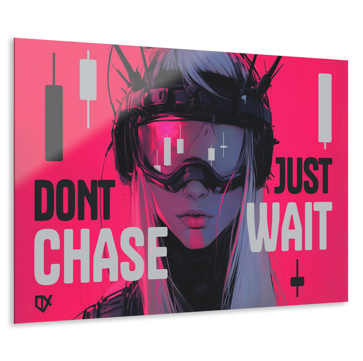DONT CHASE JUST WAIT ACRYLIC WALL ART 100/100