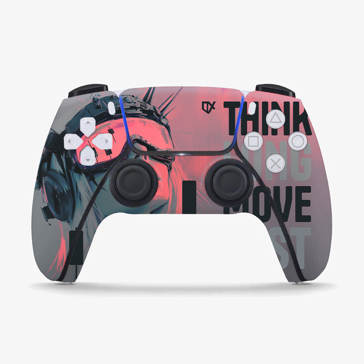 THINK LONG MOVE FAST PS5 CONTROLLER SKIN 100/100