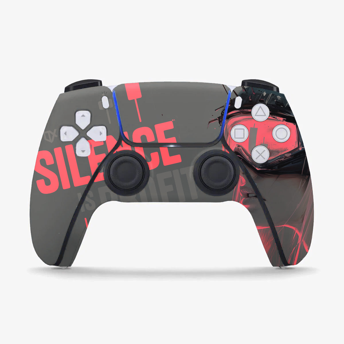 SILENCE IS PROFIT PS5 CONTROLLER SKIN 100/100
