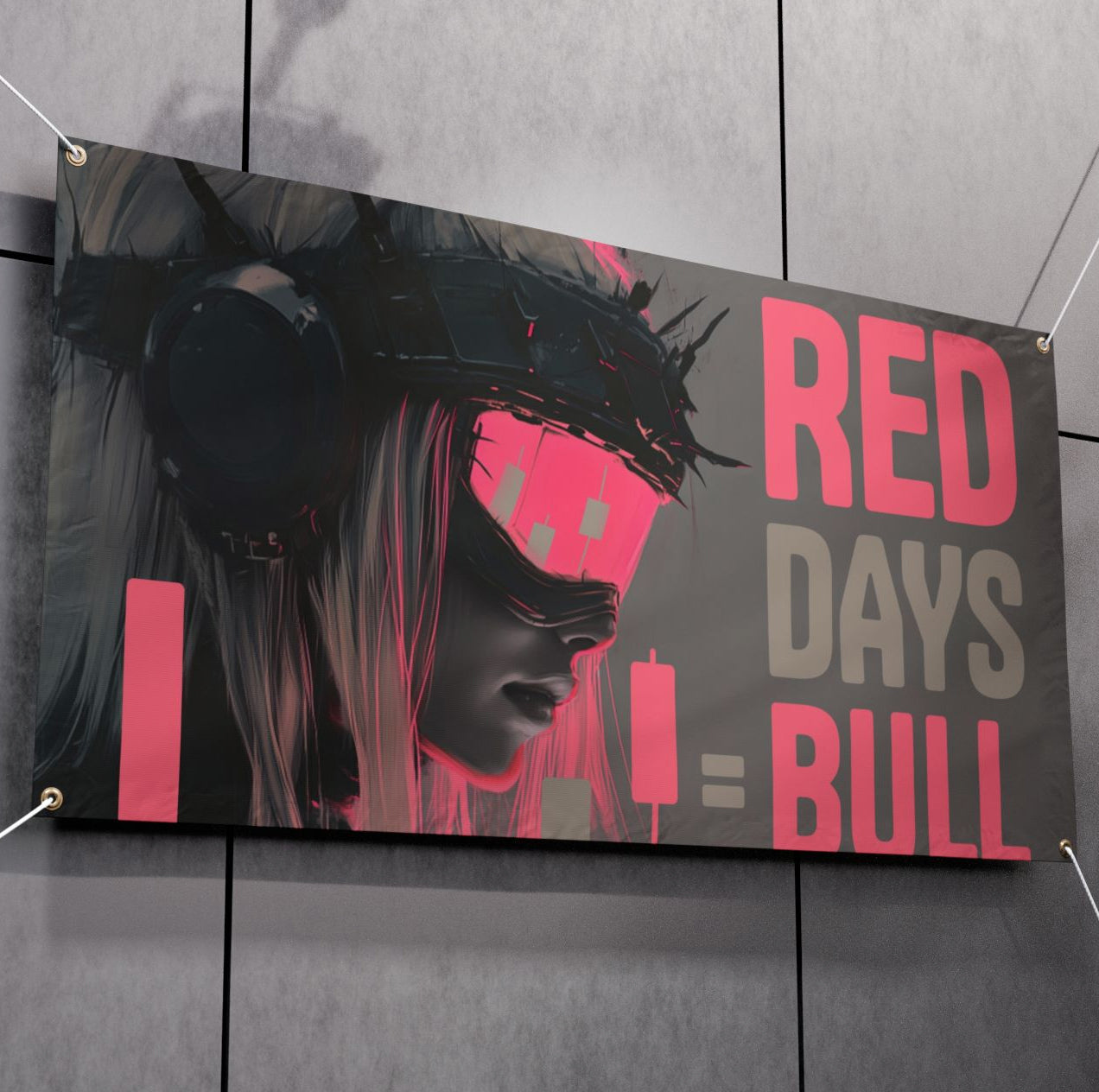RED DAYS = BULL XL DECOR BANNER 50/50