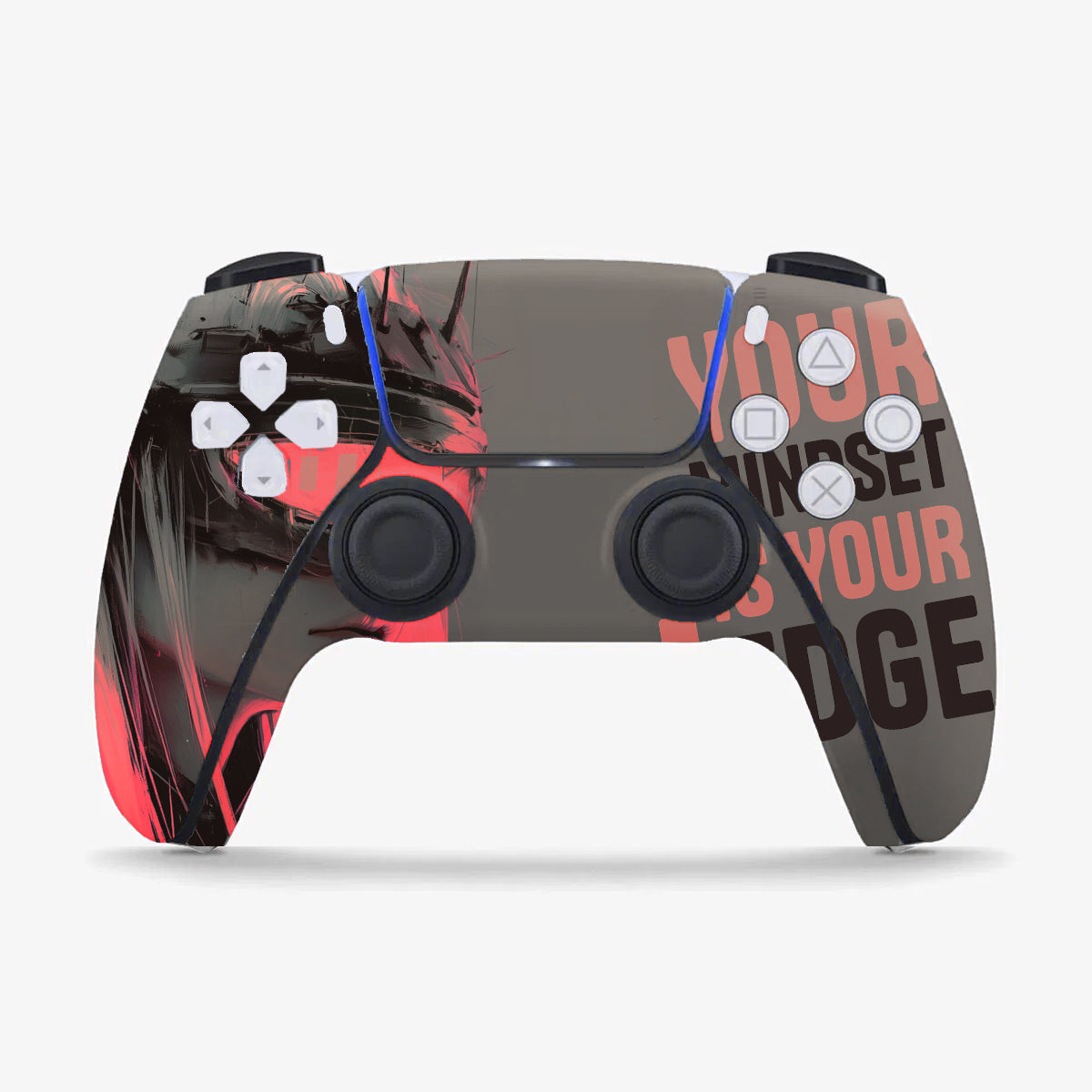 YOUR MINDSET IS YOUR EDGE PS5 CONTROLLER SKIN 100/100