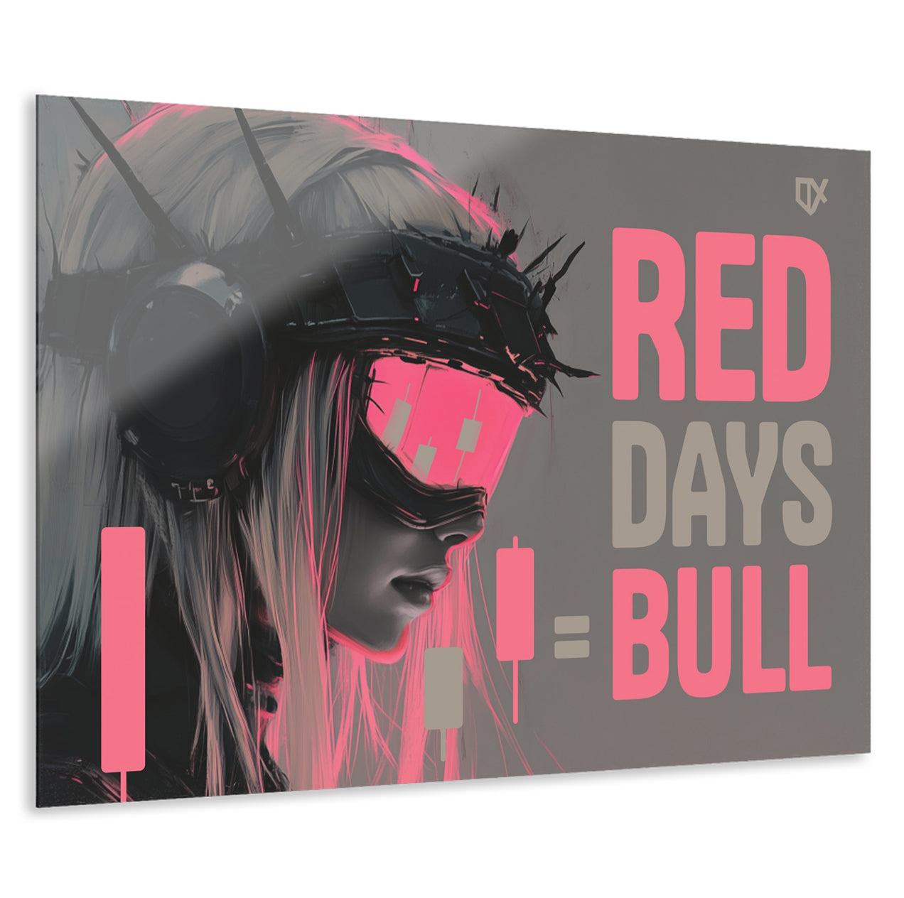 RED DAYS = BULL ACRYLIC WALL ART 100/100