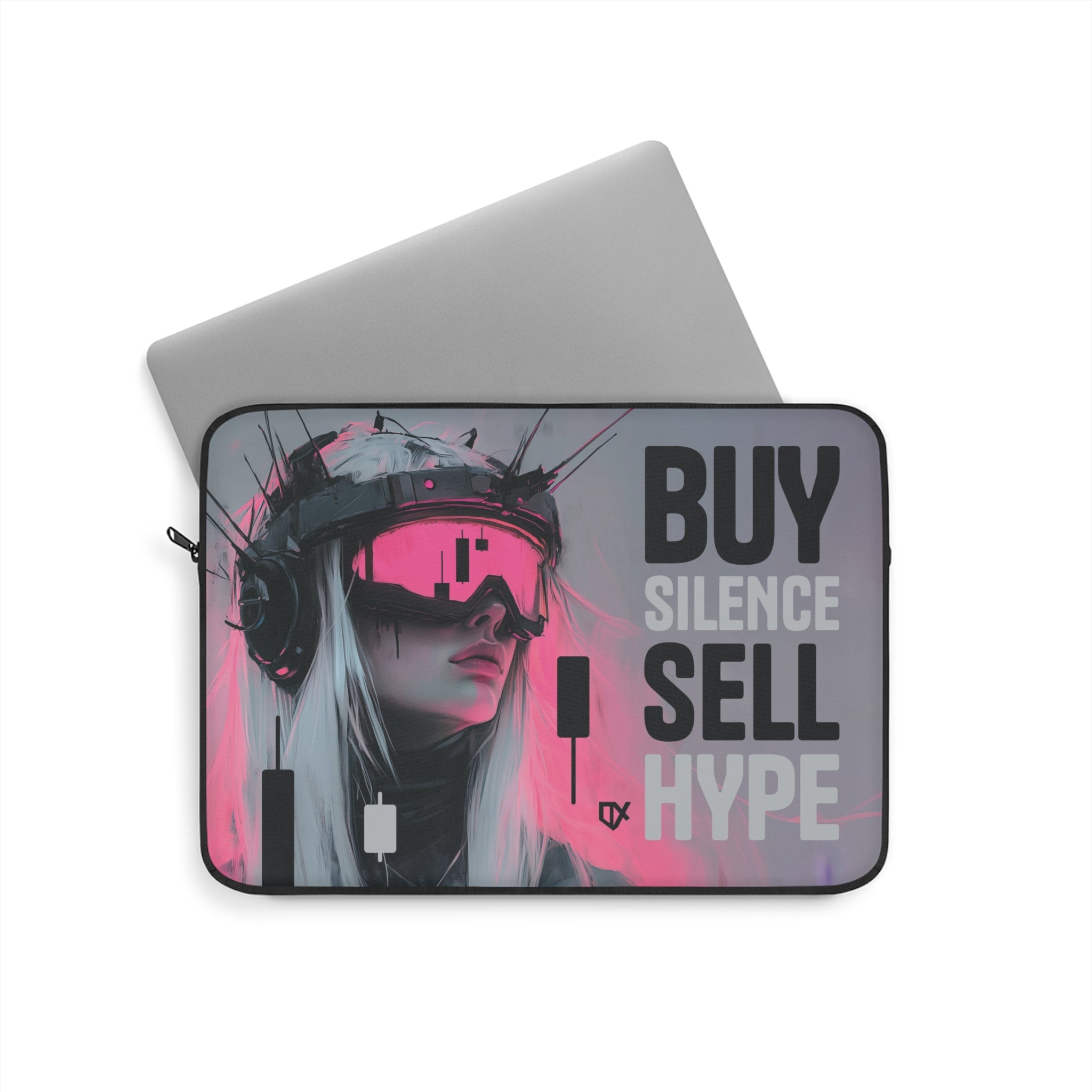 BUY SILENCE SELL HYPE LAPTOP TRAVEL CASE SLEEVE 100/100