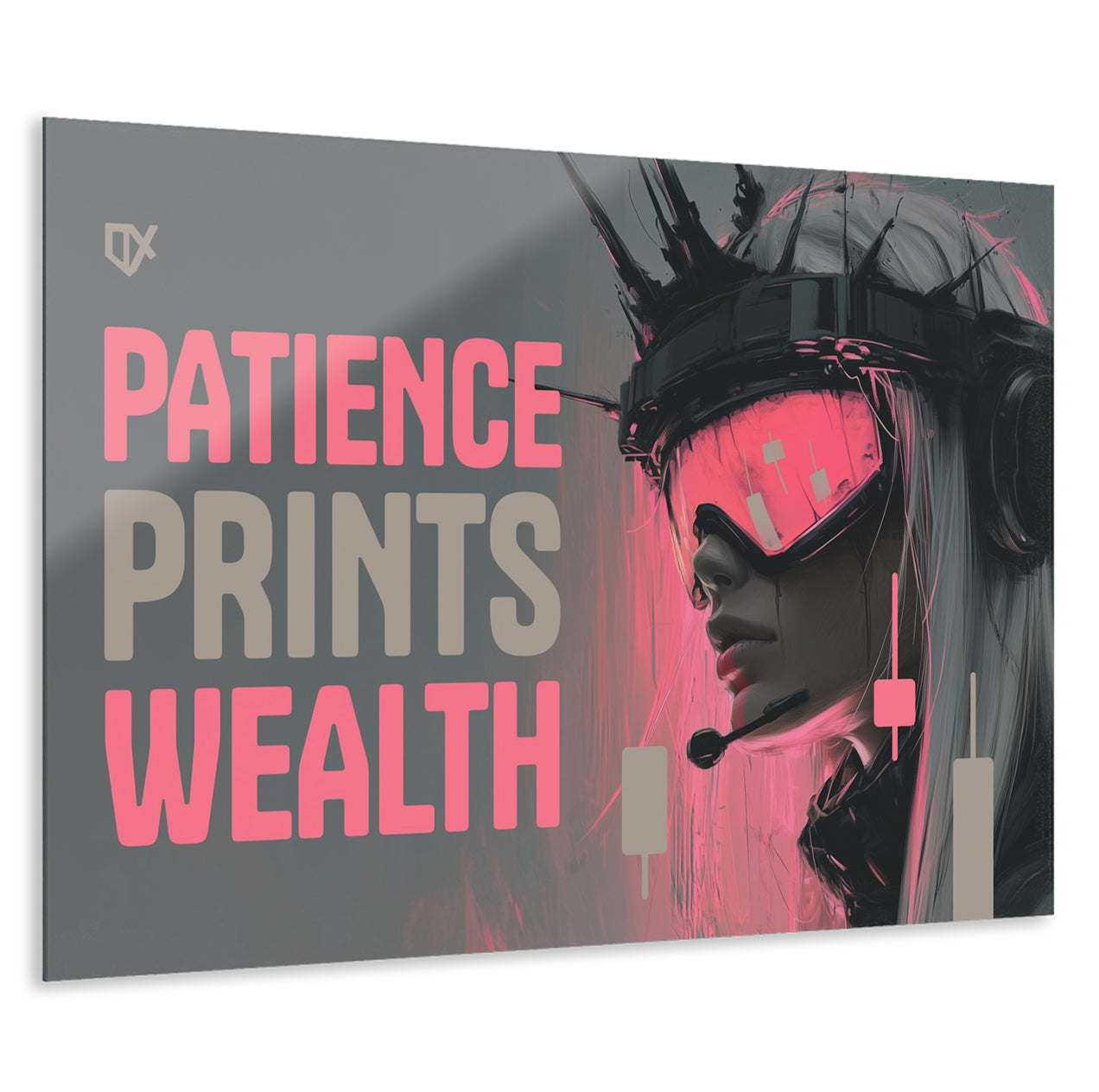 PATIENCE PRINTS WEALTH WALL ART 100/100