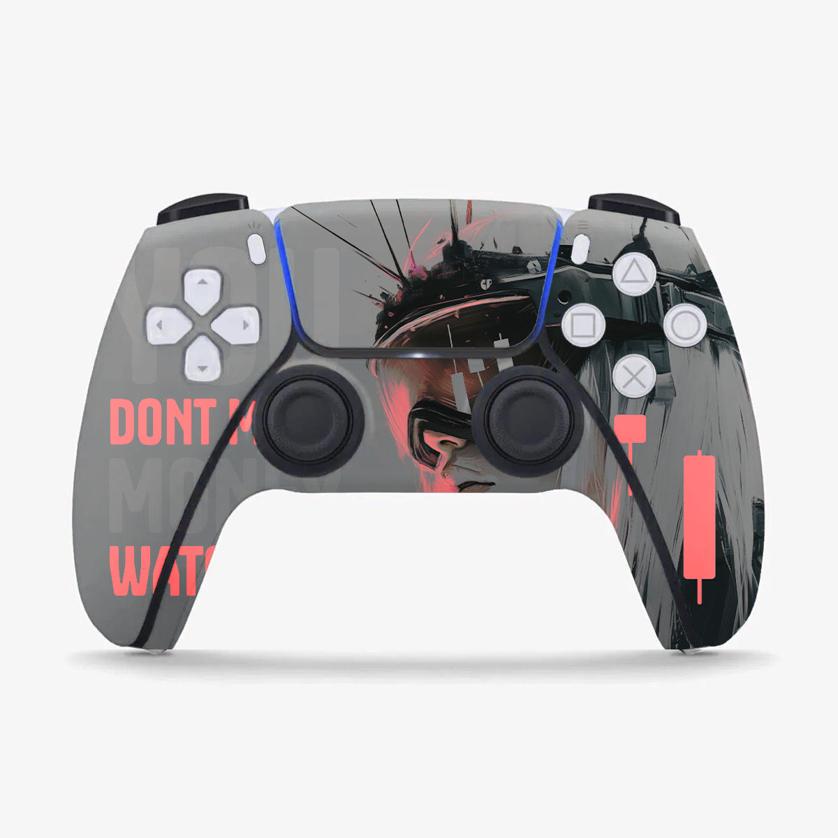 YOU DONT MAKE MONEY WATCHING PS5 CONTROLLER SKIN 100/100