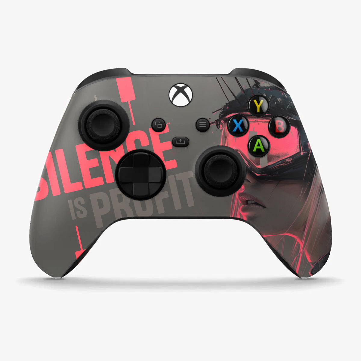 SILENCE IS PROFIT XBOX SERIES X/S CONTROLLER SKIN 100/100