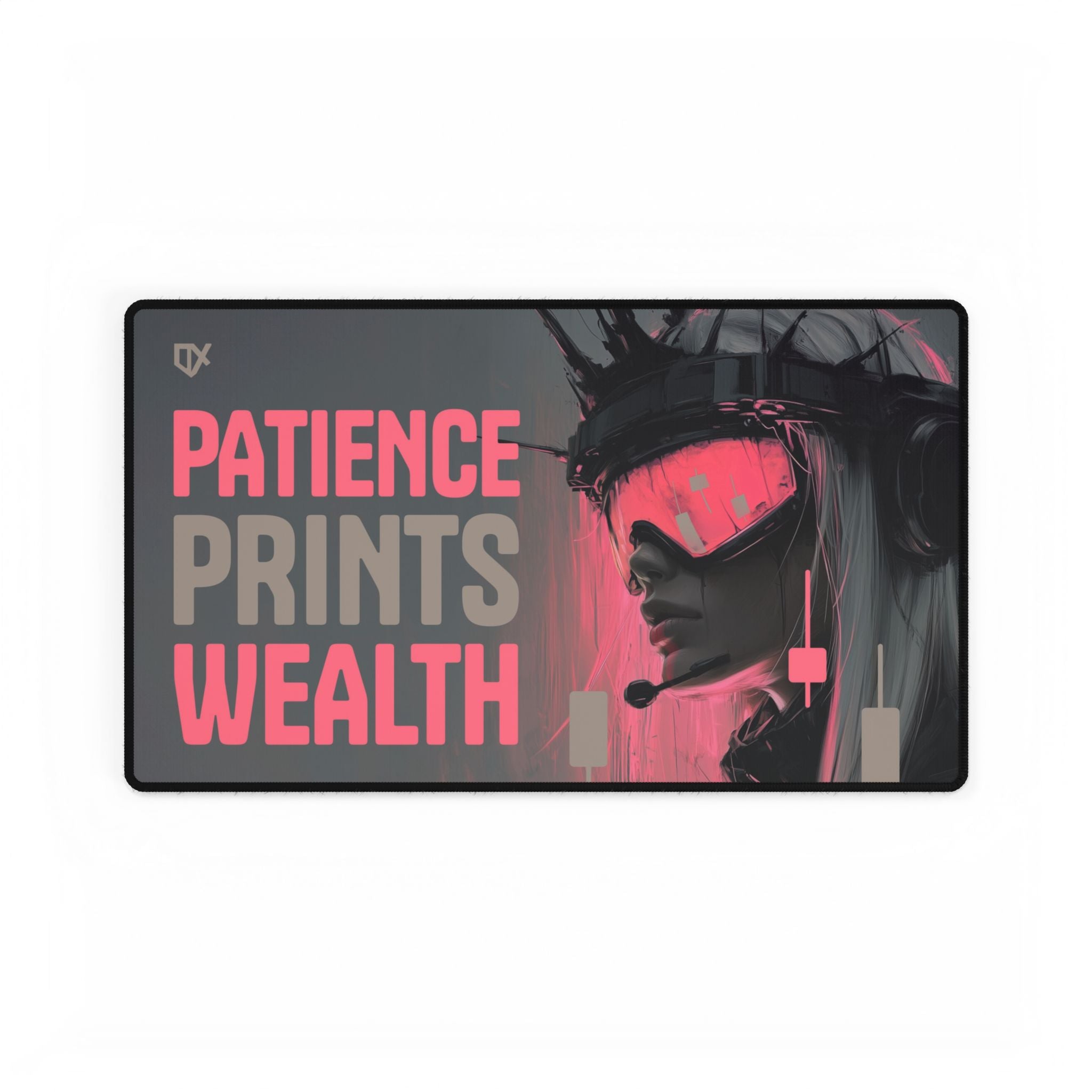 PATIENCE PRINTS WEALTH LUXURY DESK MAT PRINT 100/100