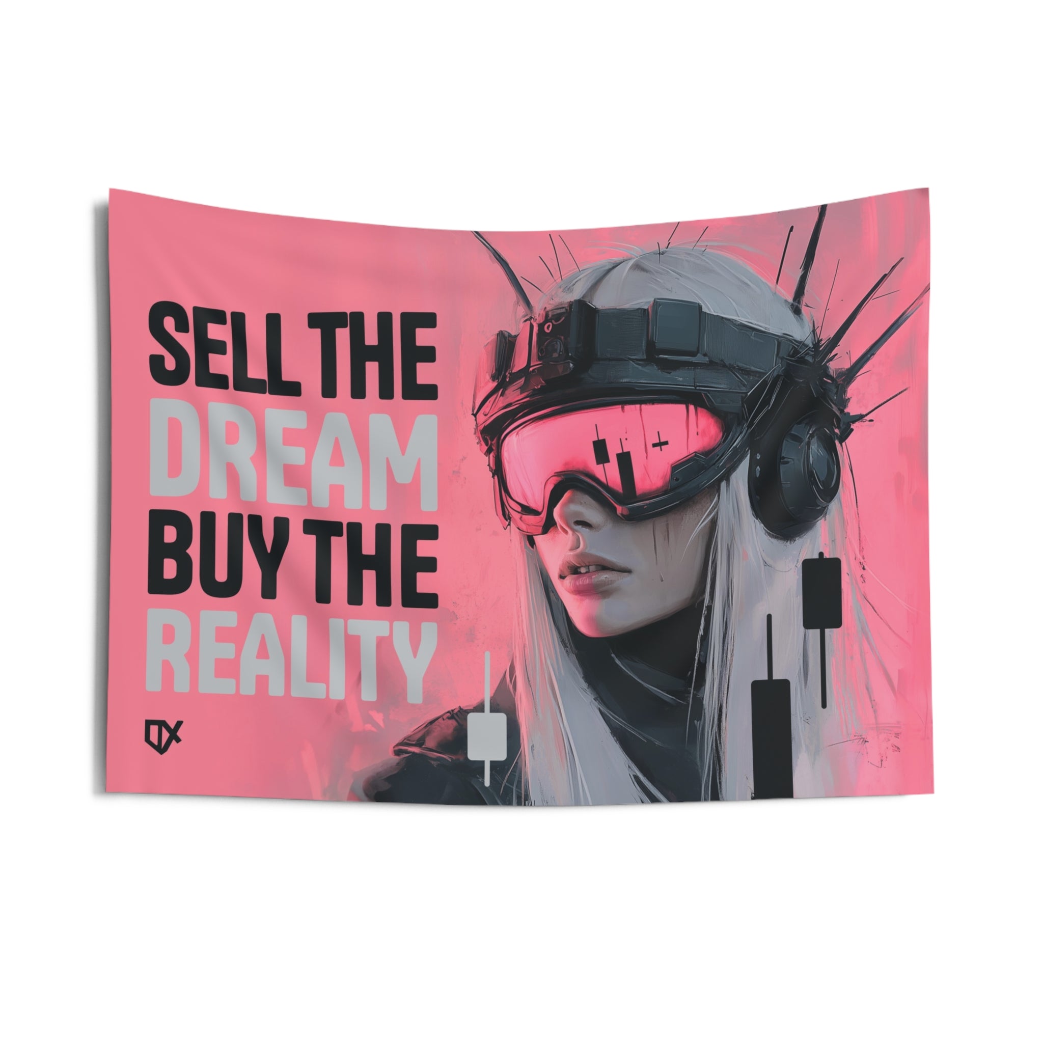 SELL THE DREAM BUY THE REALITY FLAG TAPESTRY 100/100