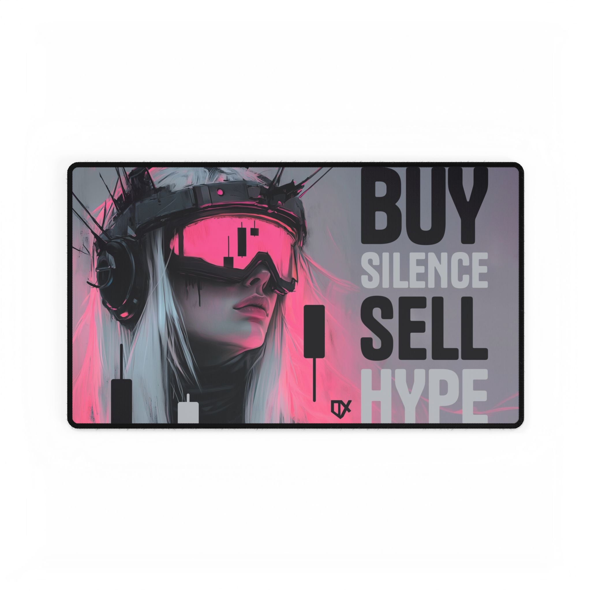 BUY SILENCE SELL HYPE LUXURY DESK MAT PRINT 100/100