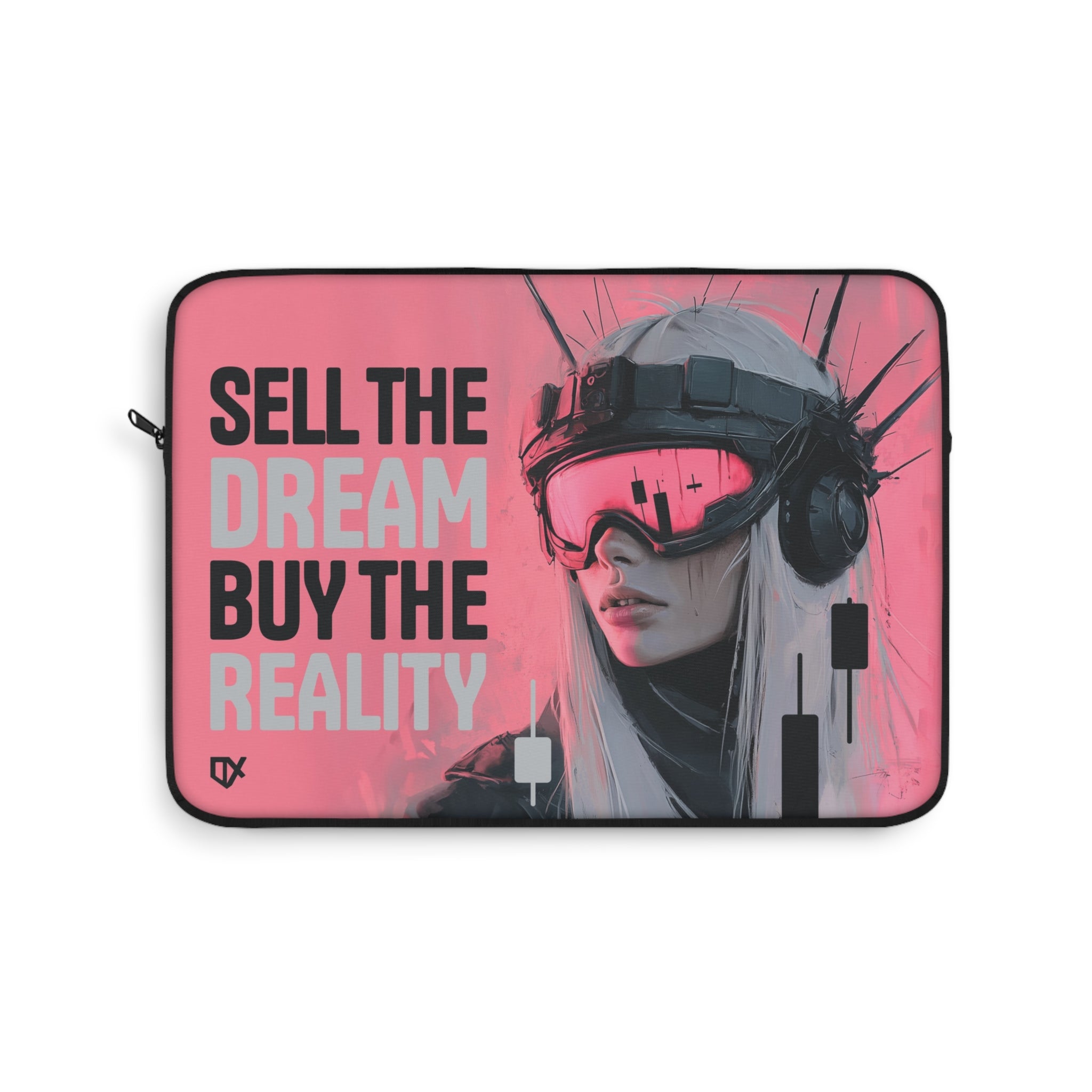 SELL THE DREAM BUY THE REALITY LAPTOP TRAVEL CASE SLEEVE 100/100