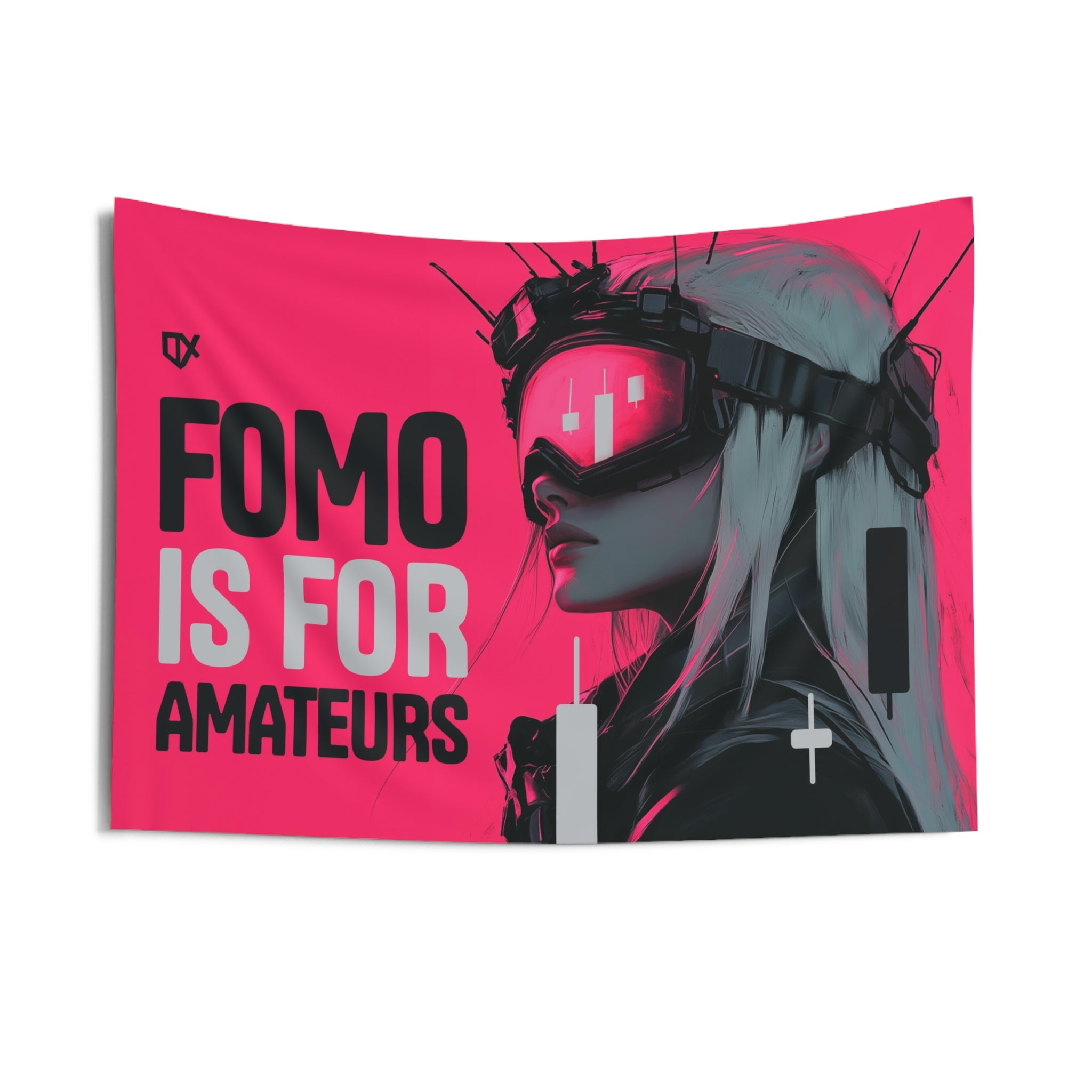 FOMO IS FOR AMATEURS FLAG TAPESTRY 100/100