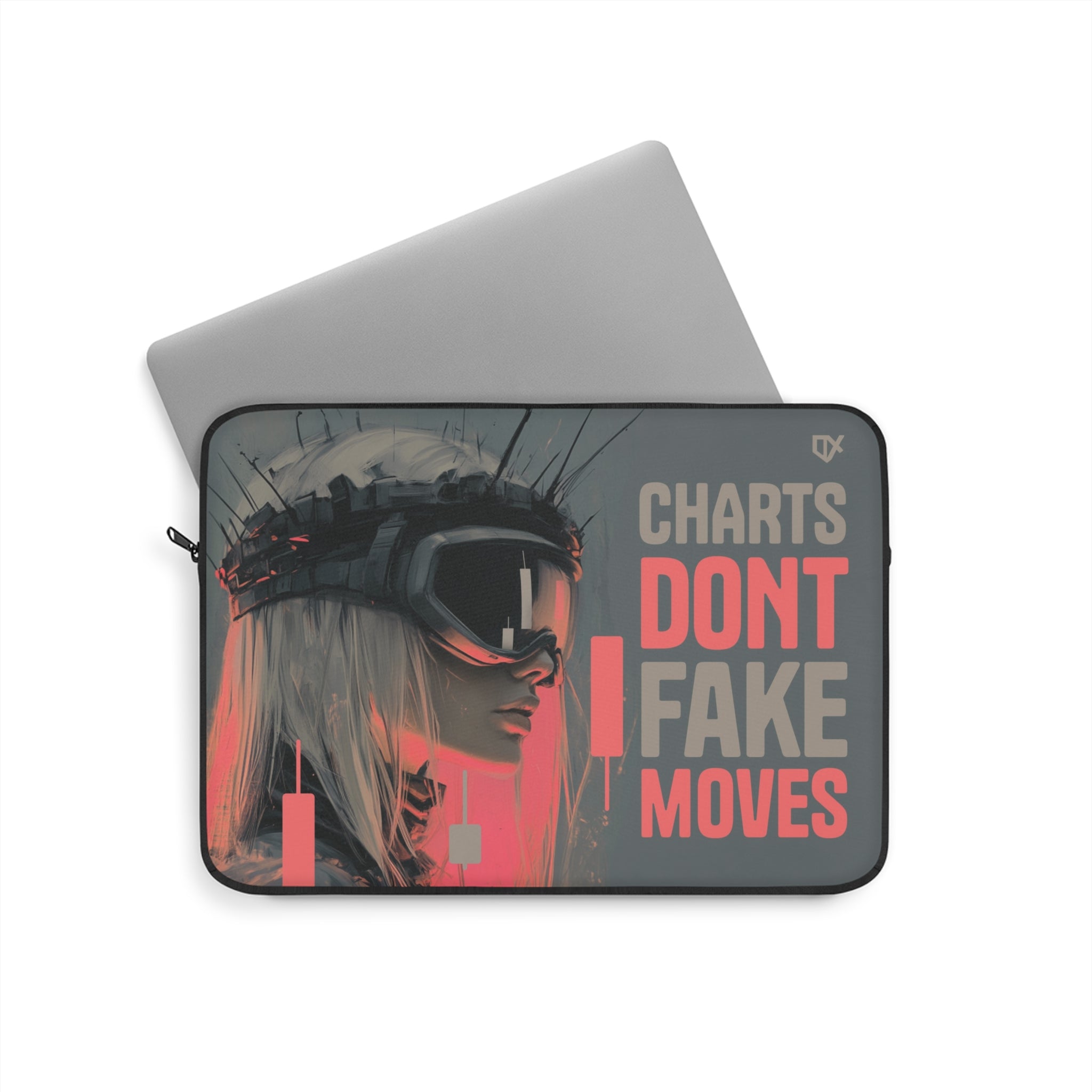 CHARTS DONT FAKE MOVES LAPTOP TRAVEL CASE SLEEVE 100/100