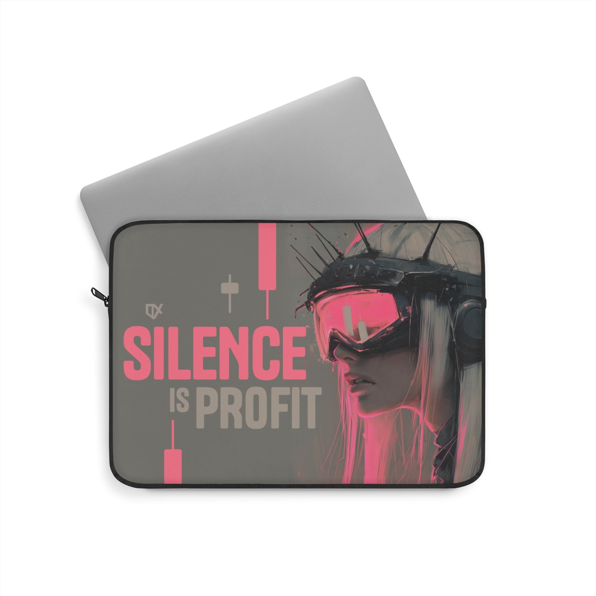 SILENCE IS PROFIT LAPTOP TRAVEL CASE SLEEVE 100/100