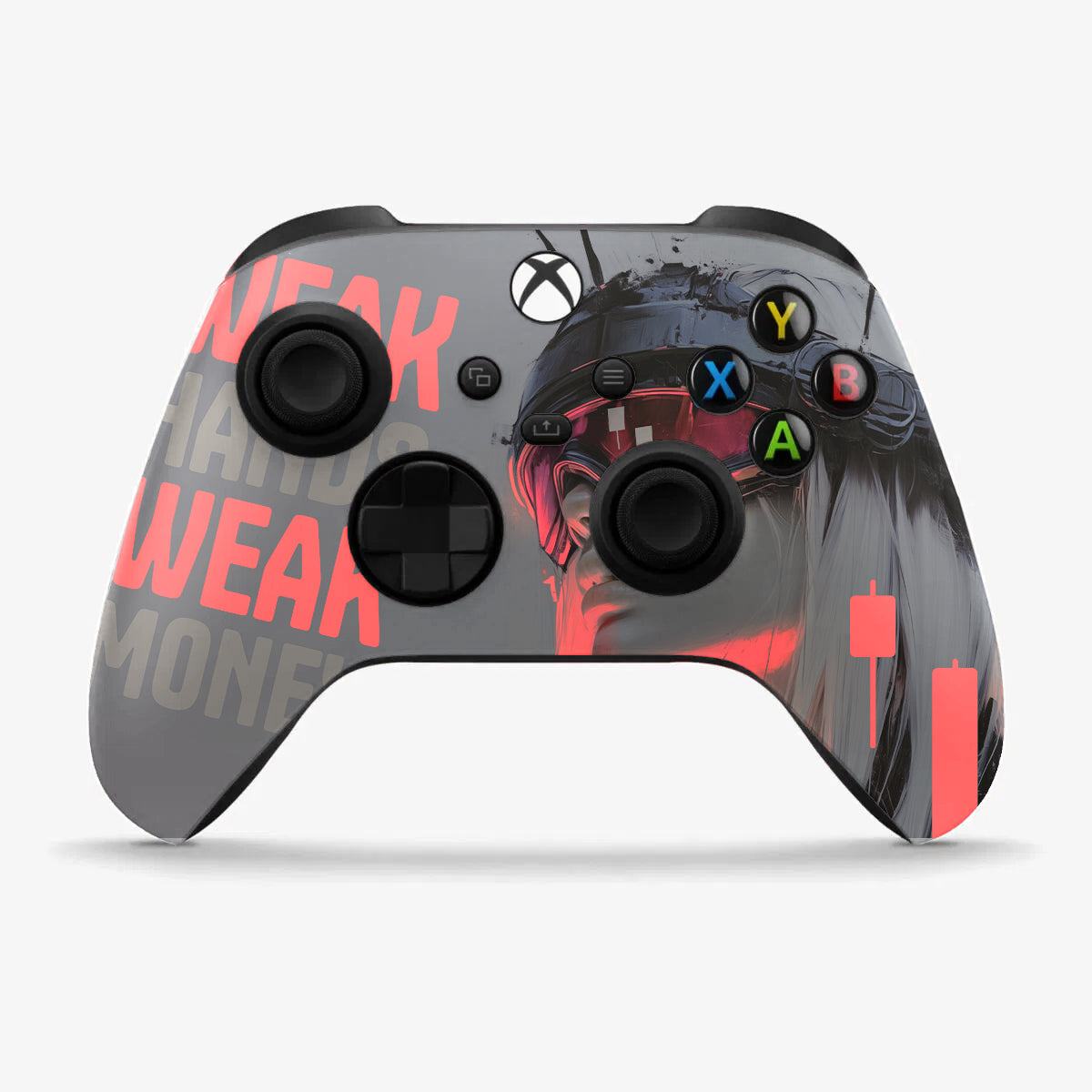 WEAK HANDS WEAK MONEY XBOX SERIES X/S CONTROLLER SKIN 100/100