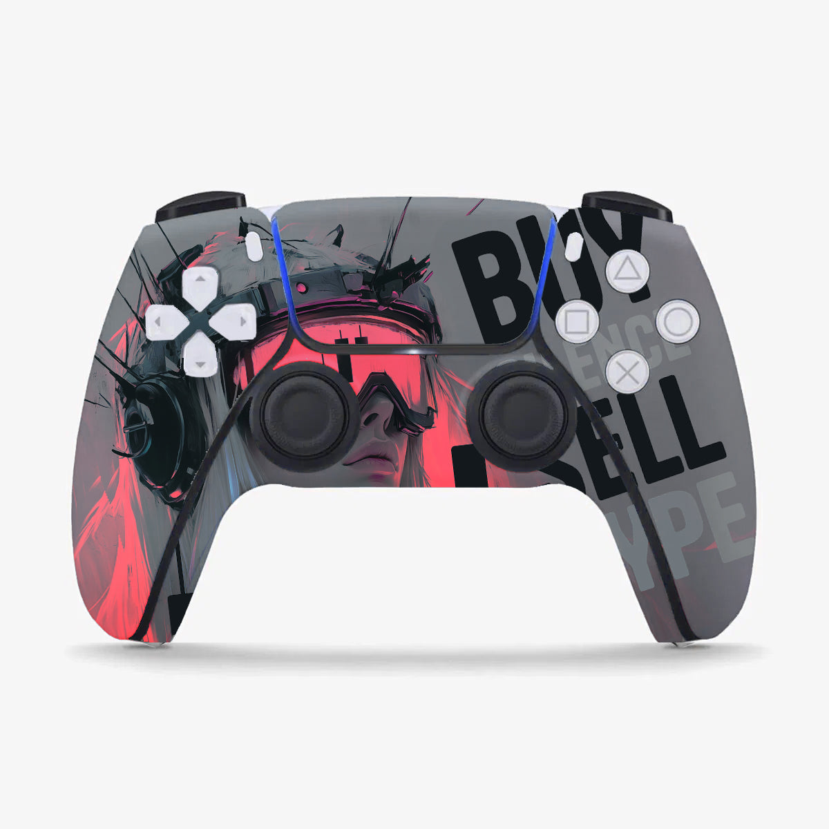 BUY SILENCE SELL HYPE PS5 CONTROLLER SKIN 100/100