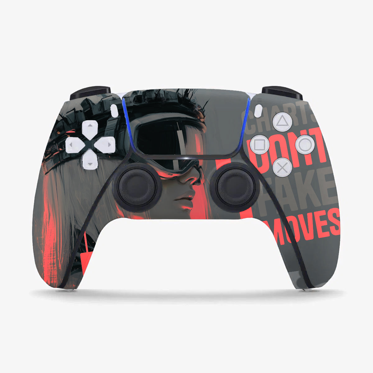 CHARTS DONT FAKE MOVES PS5 CONTROLLER SKIN 100/100