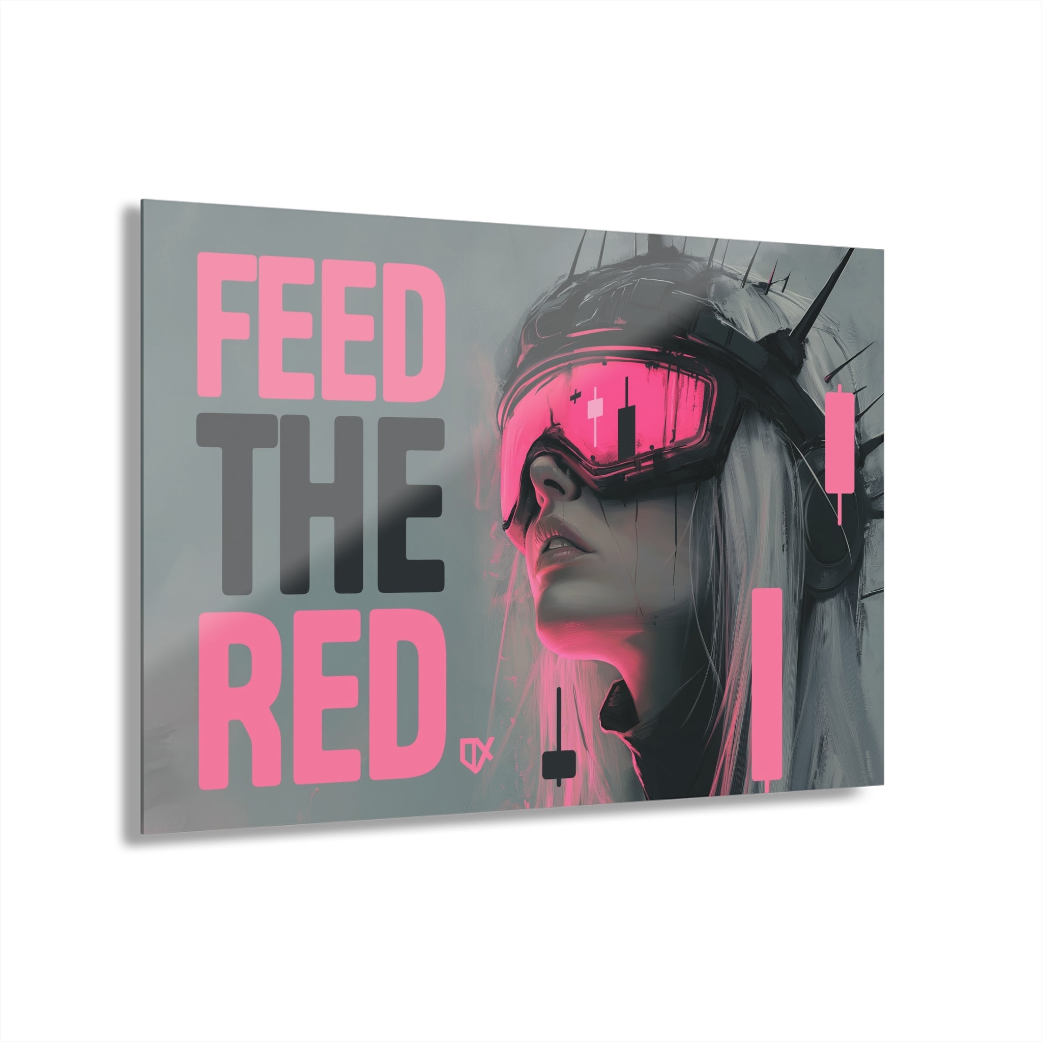 FEED THE RED ACRYLIC WALL ART 100/100