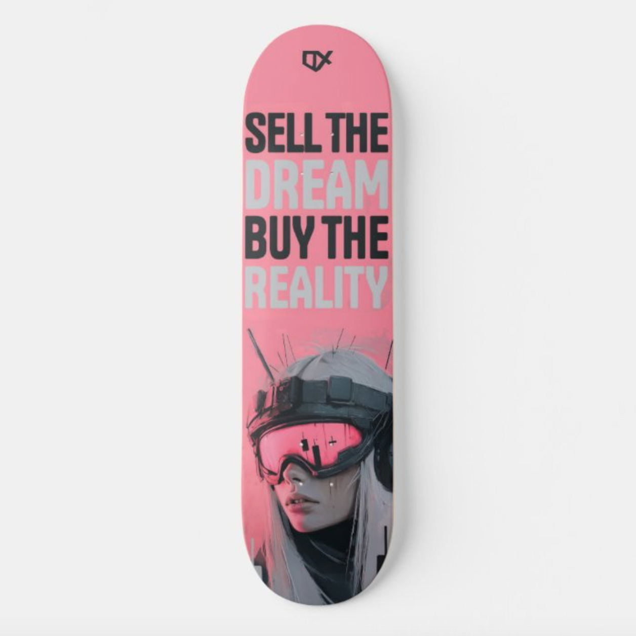 SELL THE DREAM BUY THE REALITY SKATEBOARD WALL ART 100/100