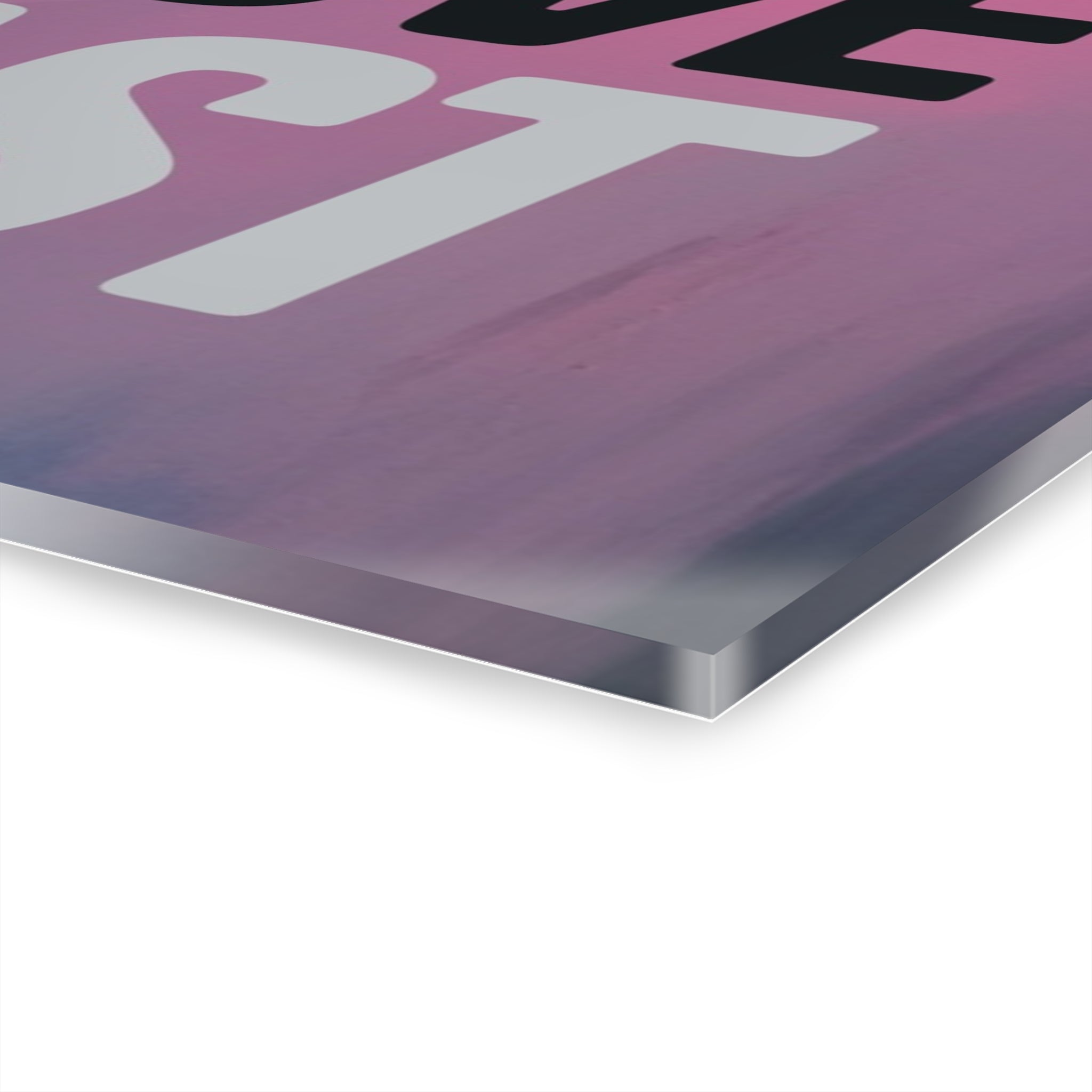 THINK LONG MOVE FAST ACRYLIC WALL ART 100/100