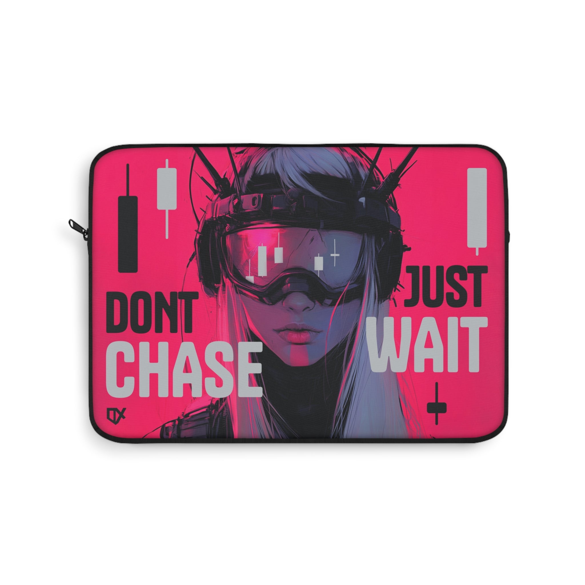 DONT CHASE JUST WAIT LAPTOP TRAVEL CASE SLEEVE 100/100