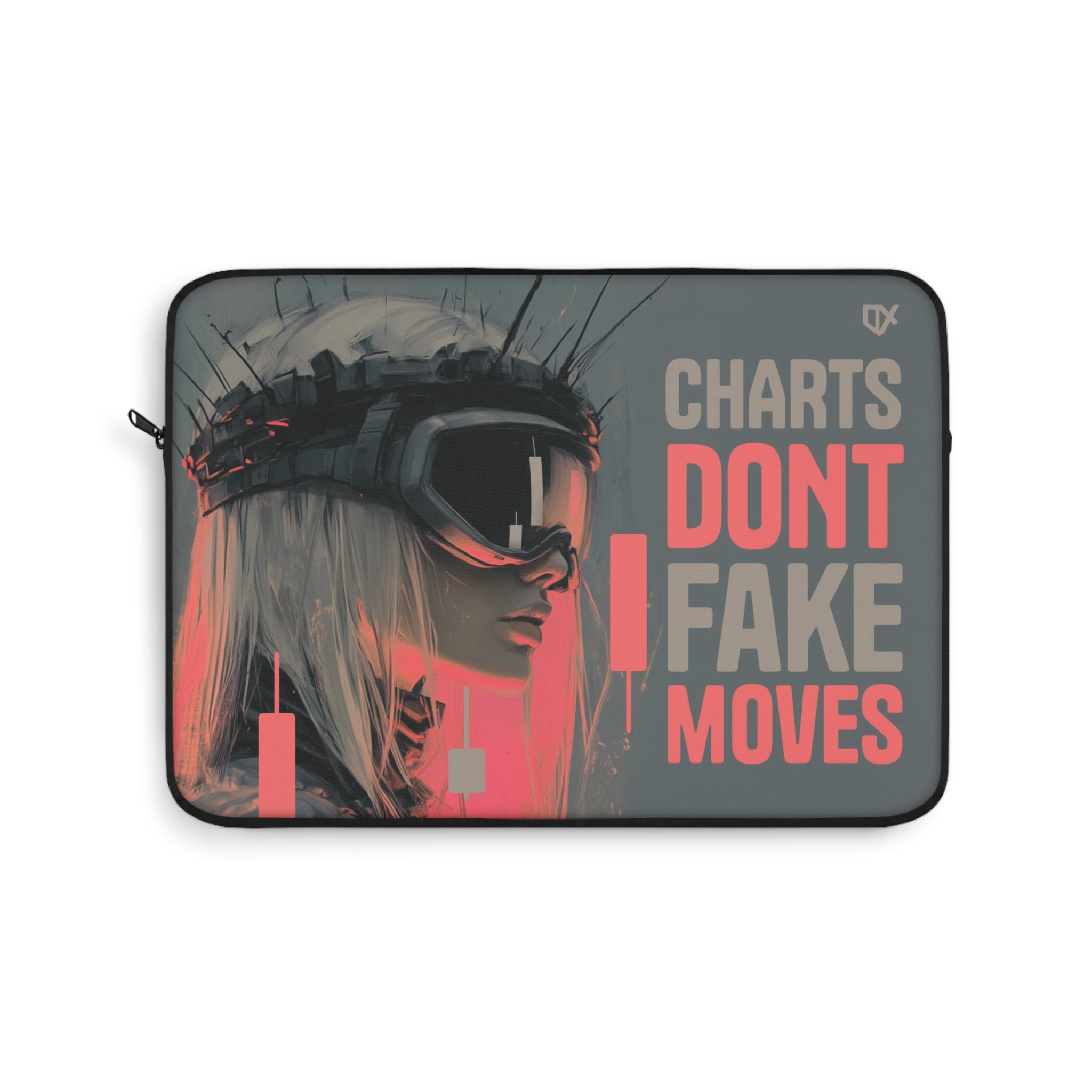 CHARTS DONT FAKE MOVES LAPTOP TRAVEL CASE SLEEVE 100/100