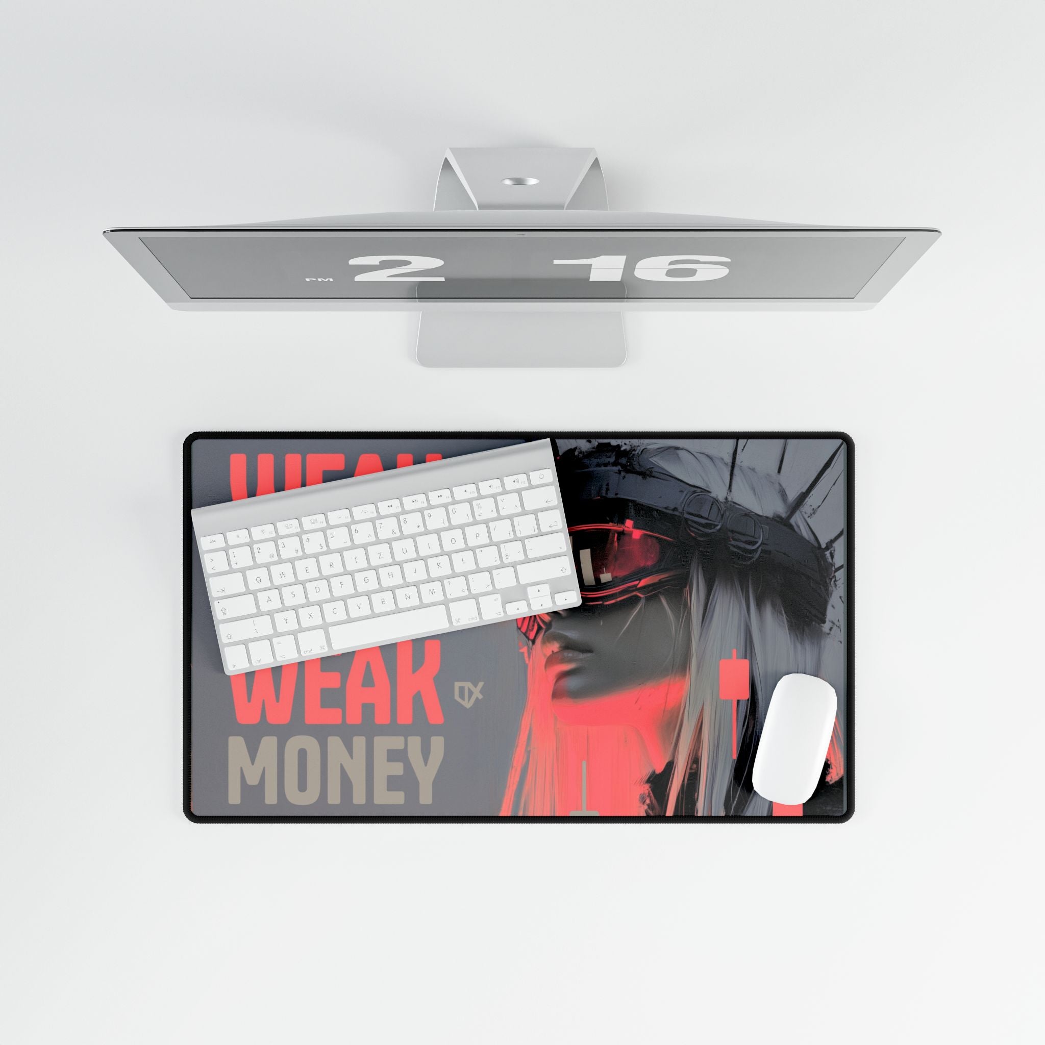 CHARTS DONT FAKE MOVES LUXURY DESK MAT PRINT 100/100
