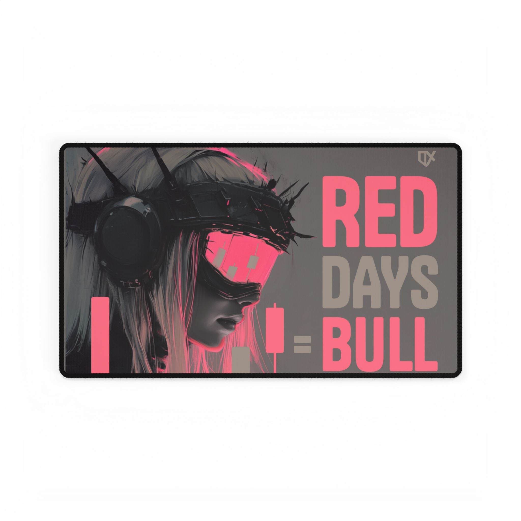 RED DAYS = BULL LUXURY DESK MAT PRINT 100/100