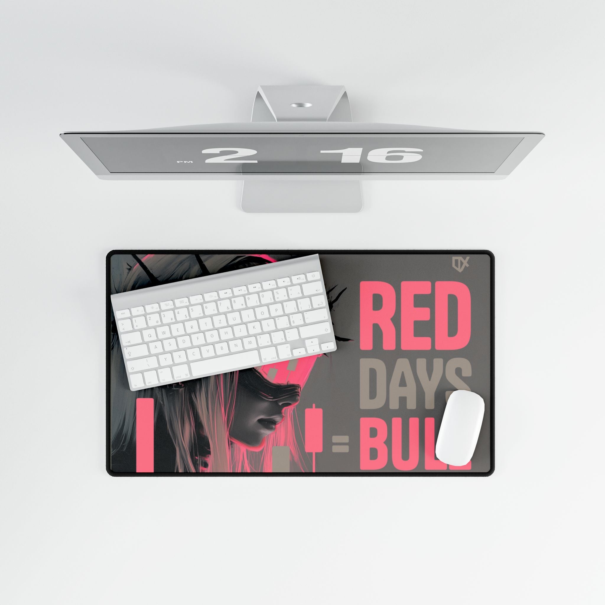 RED DAYS = BULL LUXURY DESK MAT PRINT 100/100